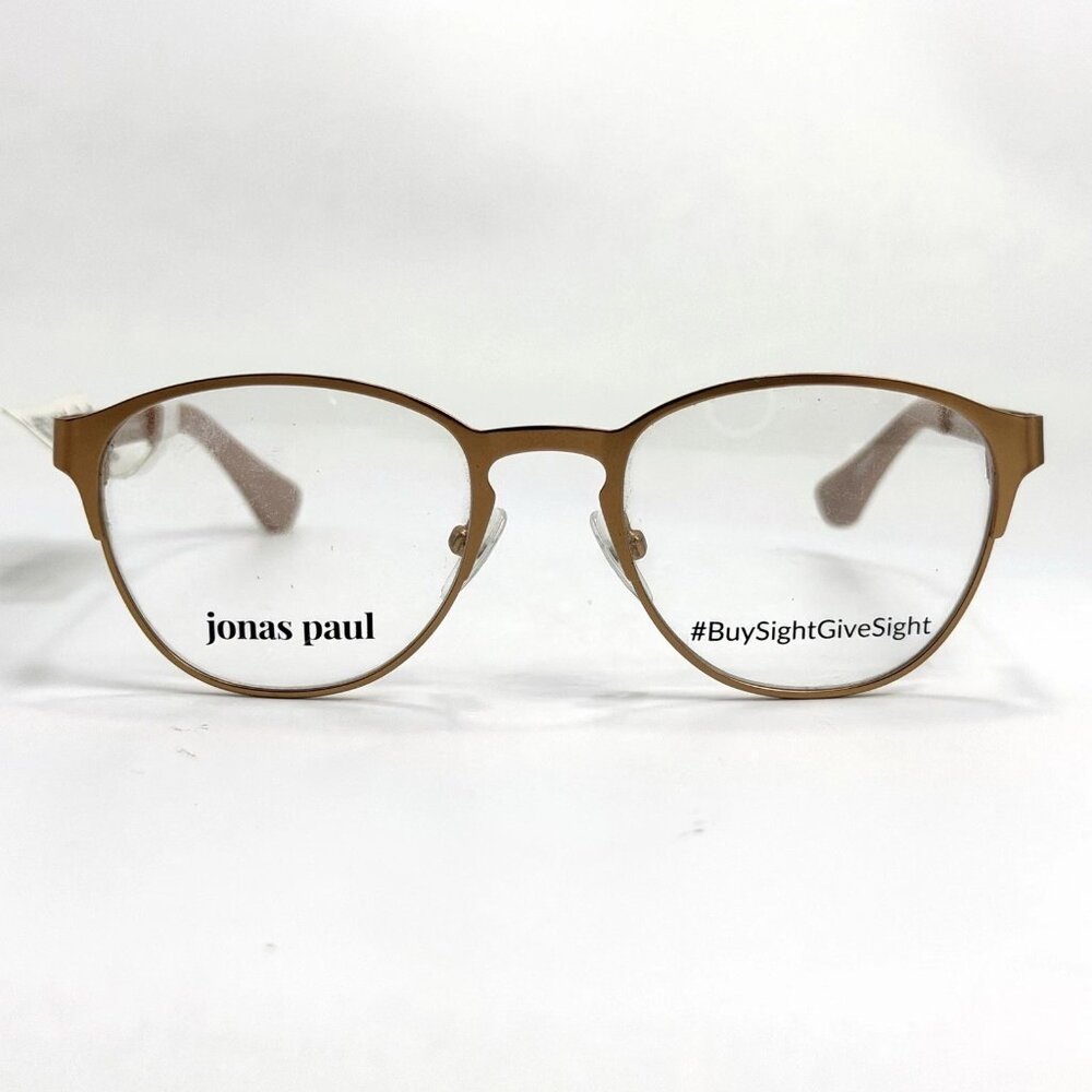 Jonas Paul Kids Eyeglasses Rose Gold 44-16-125 Solomon Sophie New